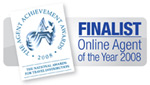 Finalist of the Agent Achievement Awards 2008 of the award for Online Travel Agent of the Year
