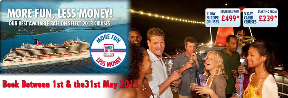 Carnival Cruise Lines More Fun Less Money