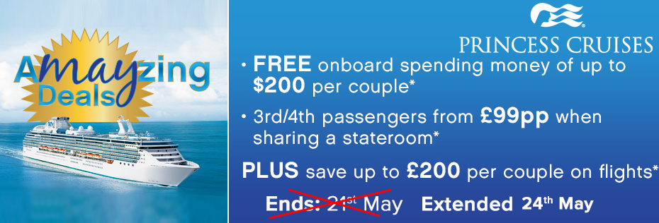 Princess Cruises aMayzing Deals
