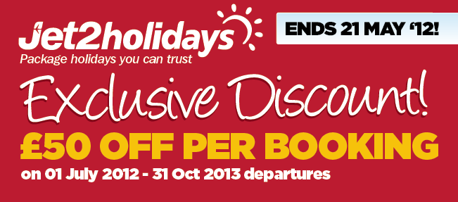 £50 Off Jet2 Holidays