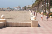 Roquetas de Mar promenade Roquetas de Mar sea front promenade